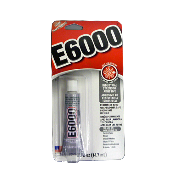 E6000 接着剤 0.5oz｜少量14.7g｜強力透明ボンド｜ラインストーン・衣装製作用