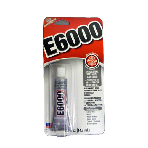 E6000 接着剤 0.5oz｜少量14.7g｜強力透明ボンド｜ラインストーン・衣装製作用