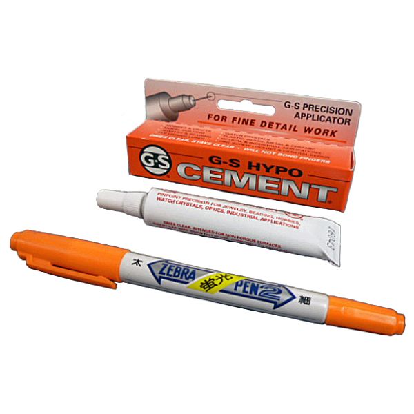 G-S HYPO CEMENT ジーエスハイポセメント 接着剤｜極細ノズル 精密接着 透明ボンド アクセサリー補修 DIY